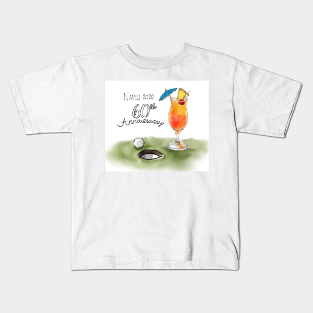 Napili 2020 60th Anniversary Kids T-Shirt by kschowe